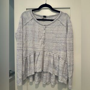 Free People Peplum Top